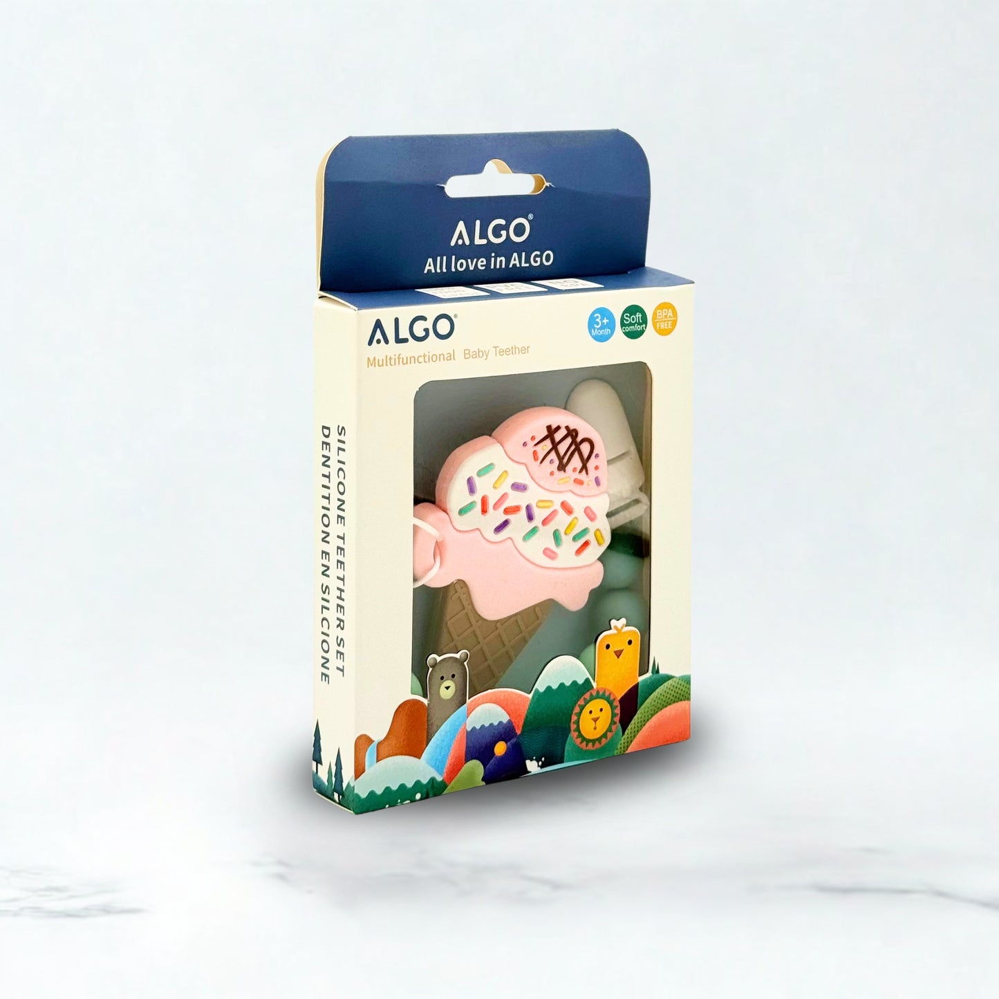 ALGO Teether with Silicone Chain