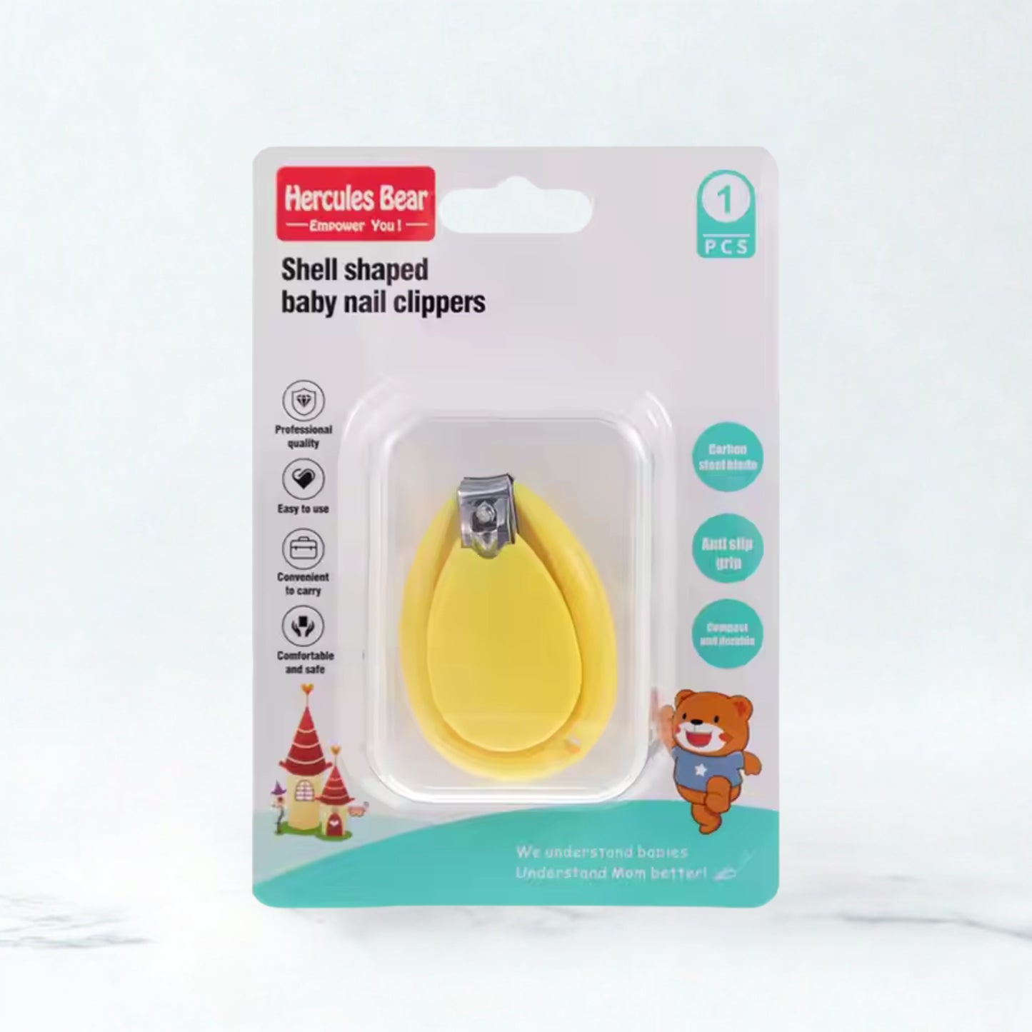 HERCULES Baby Shell Shaped Nail Cutter