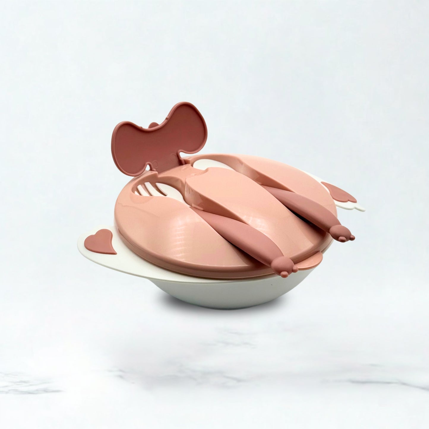 MINITREE Plastic Feeding Bowl with Spoon