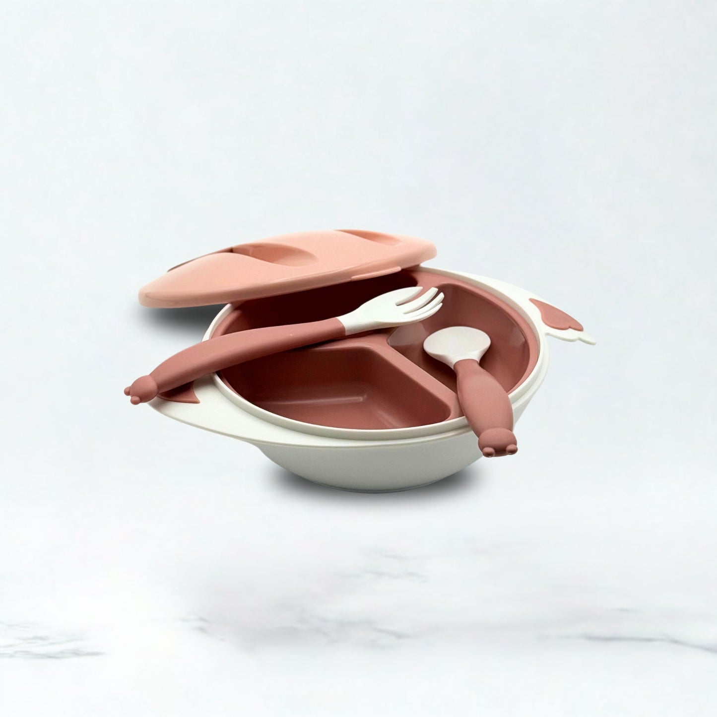 MINITREE Plastic Feeding Bowl with Spoon