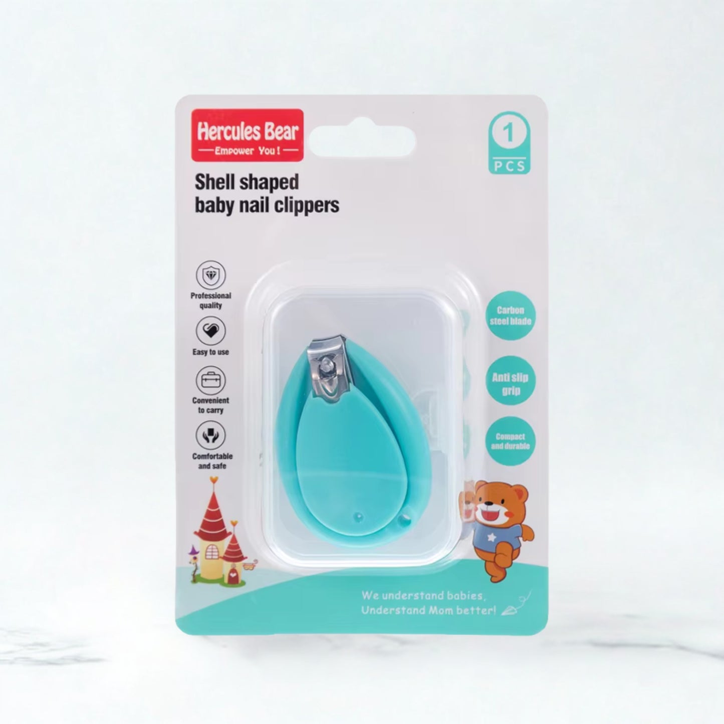 HERCULES Baby Shell Shaped Nail Cutter