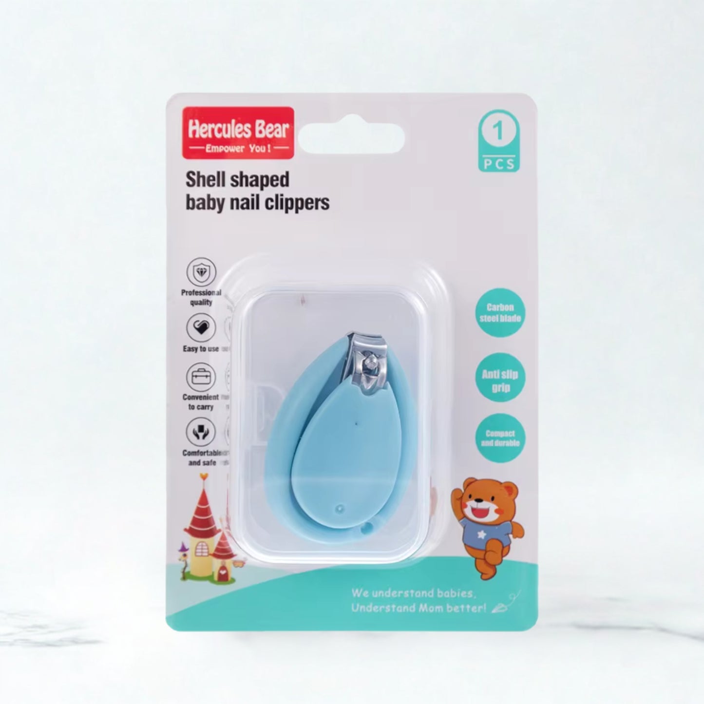 HERCULES Baby Shell Shaped Nail Cutter