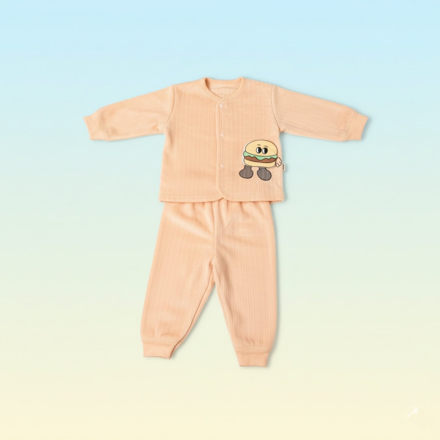 Little Burger Buddy Outfit 2pc (6-12M)