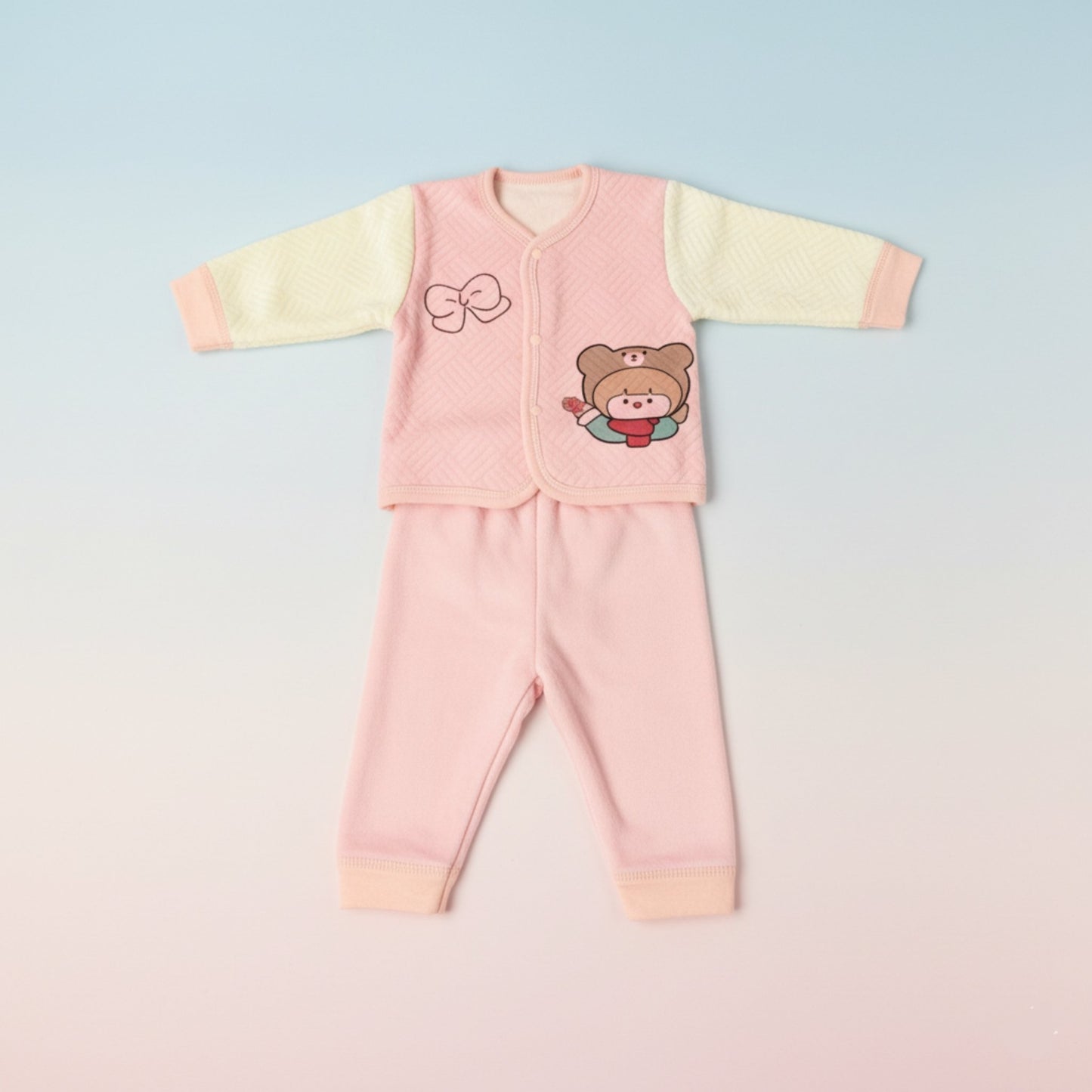 BerryBow Baby Quilted Suit 2pc (6-12M)