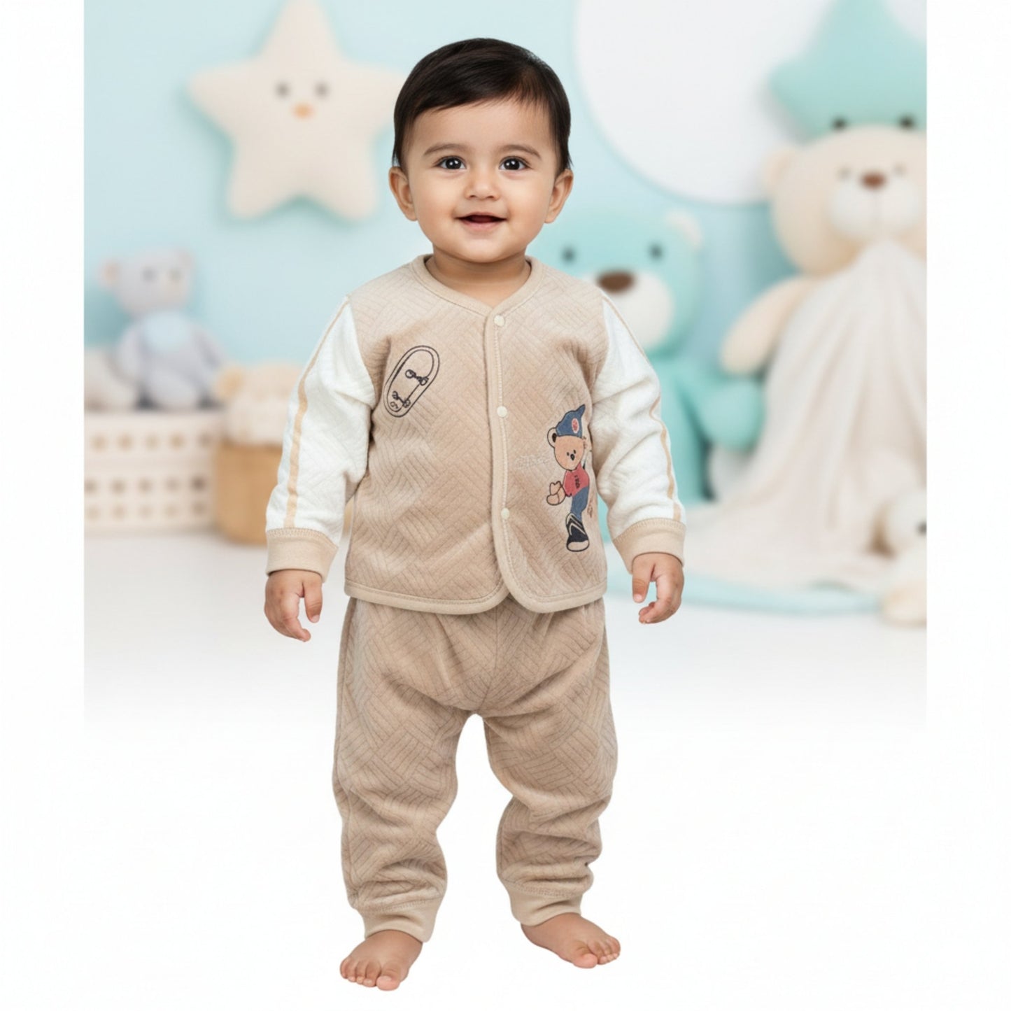 BerryBow Baby Quilted Suit 2pc (6-12M)