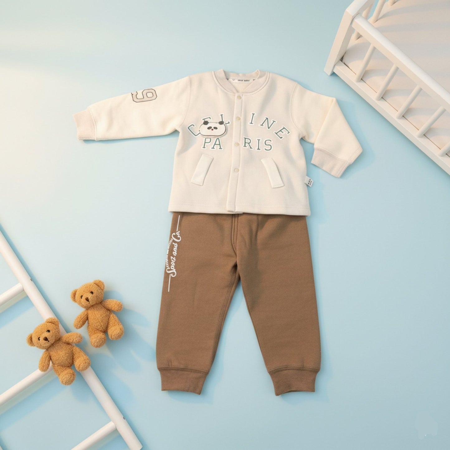 Mini Paris Bear Suit 2pc (18M-4Y)