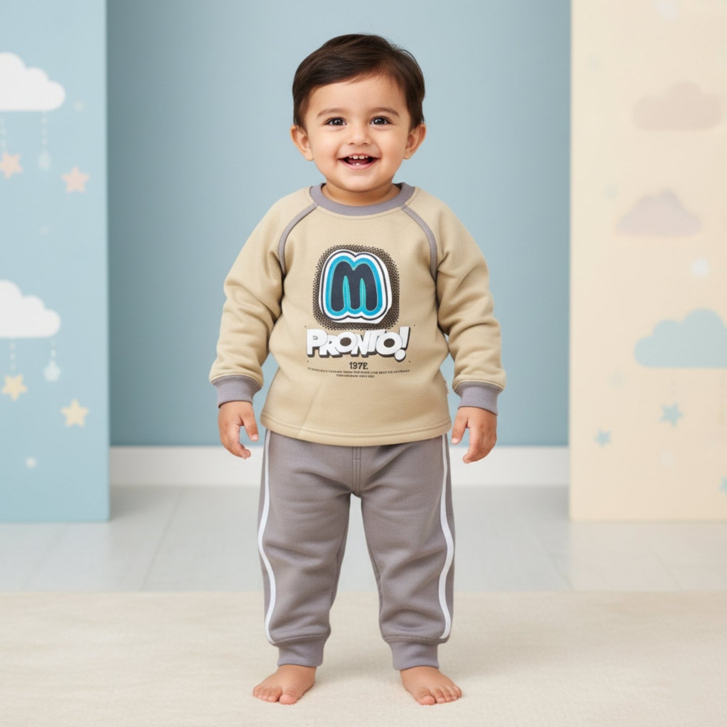 Metro Play Pronto Suit 2pc - Olive Green (2-7Y)