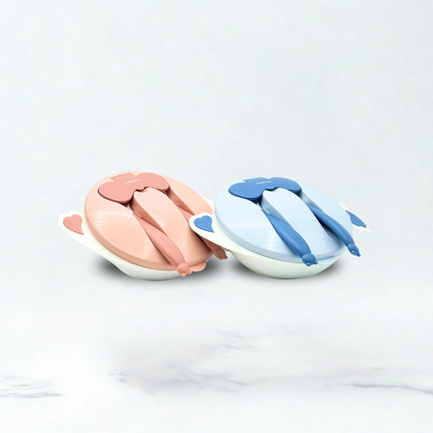 MINITREE Plastic Feeding Bowl with Spoon