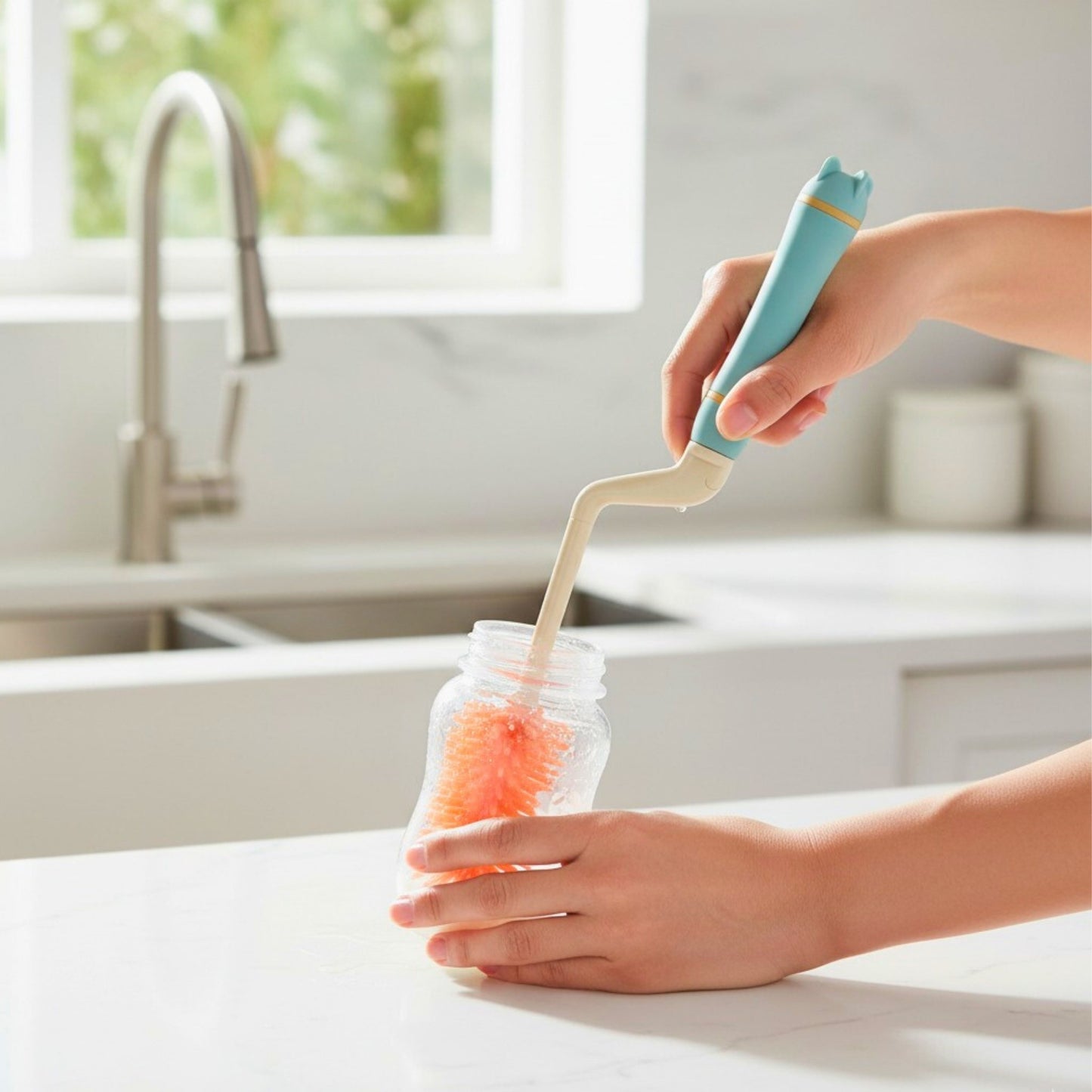 HERCULES Silicone Baby Feeder Brush Set – 2 PCS