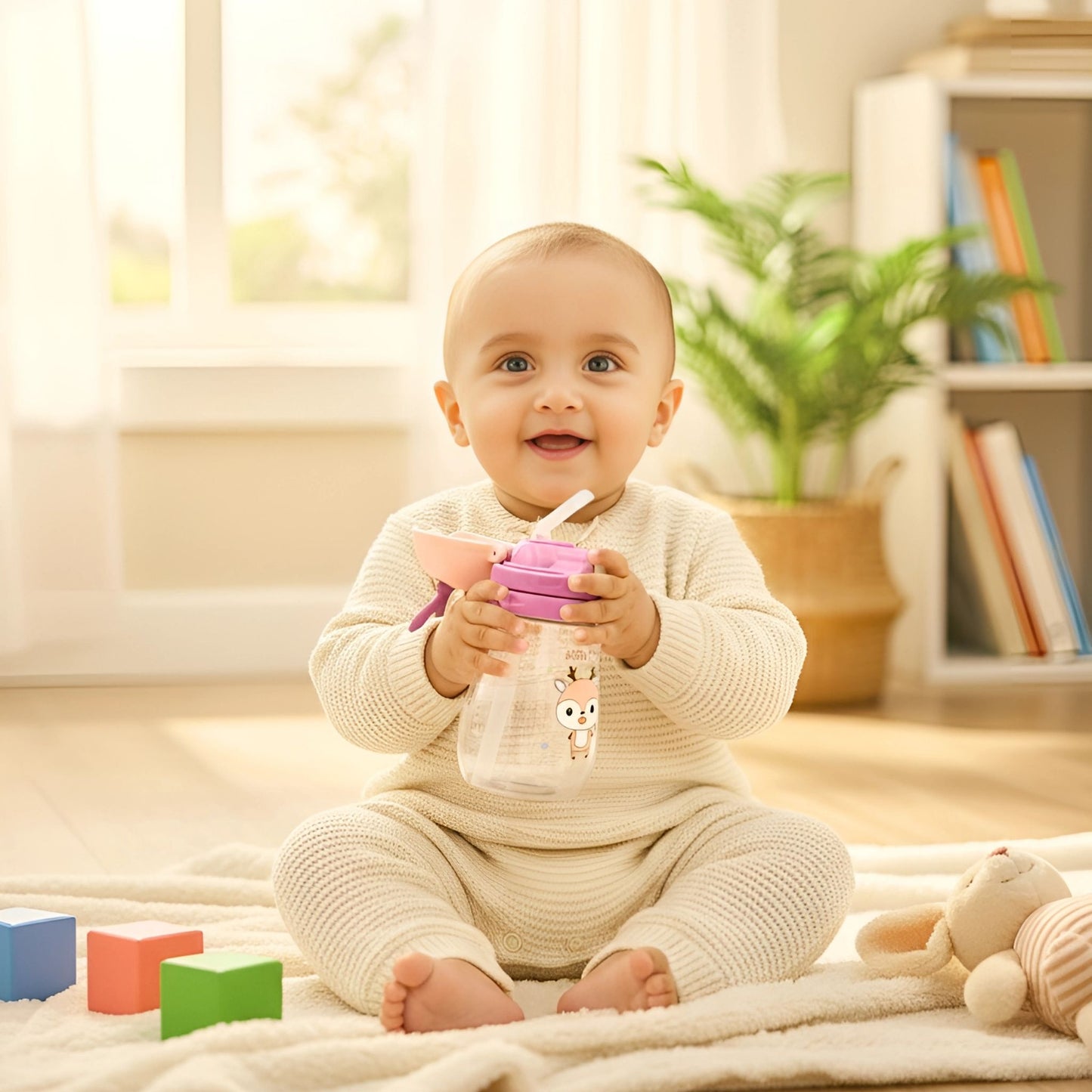 Baby Sipper Bottle with Straw 400ml