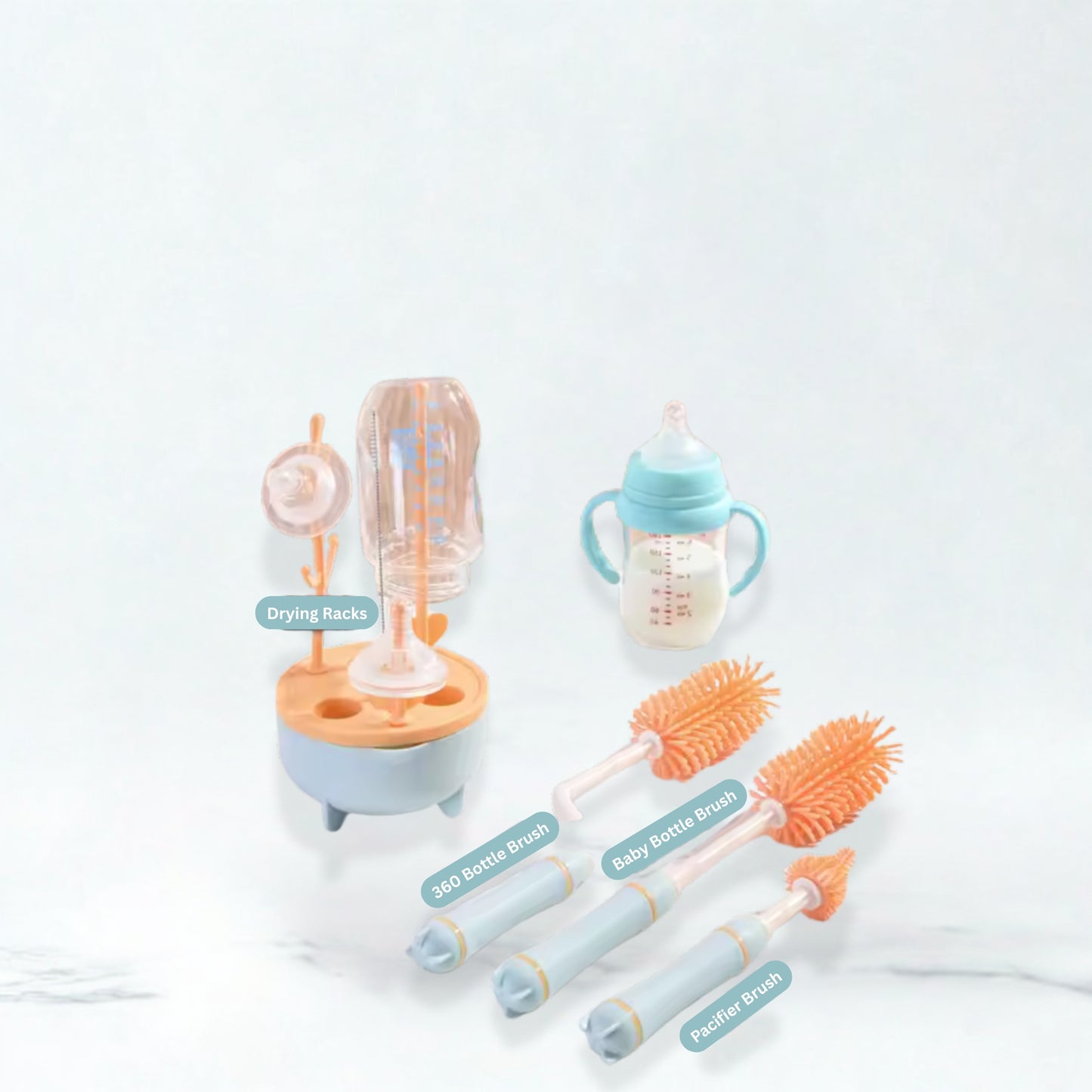 HERCULES Baby Feeder Brush Set 8pcs