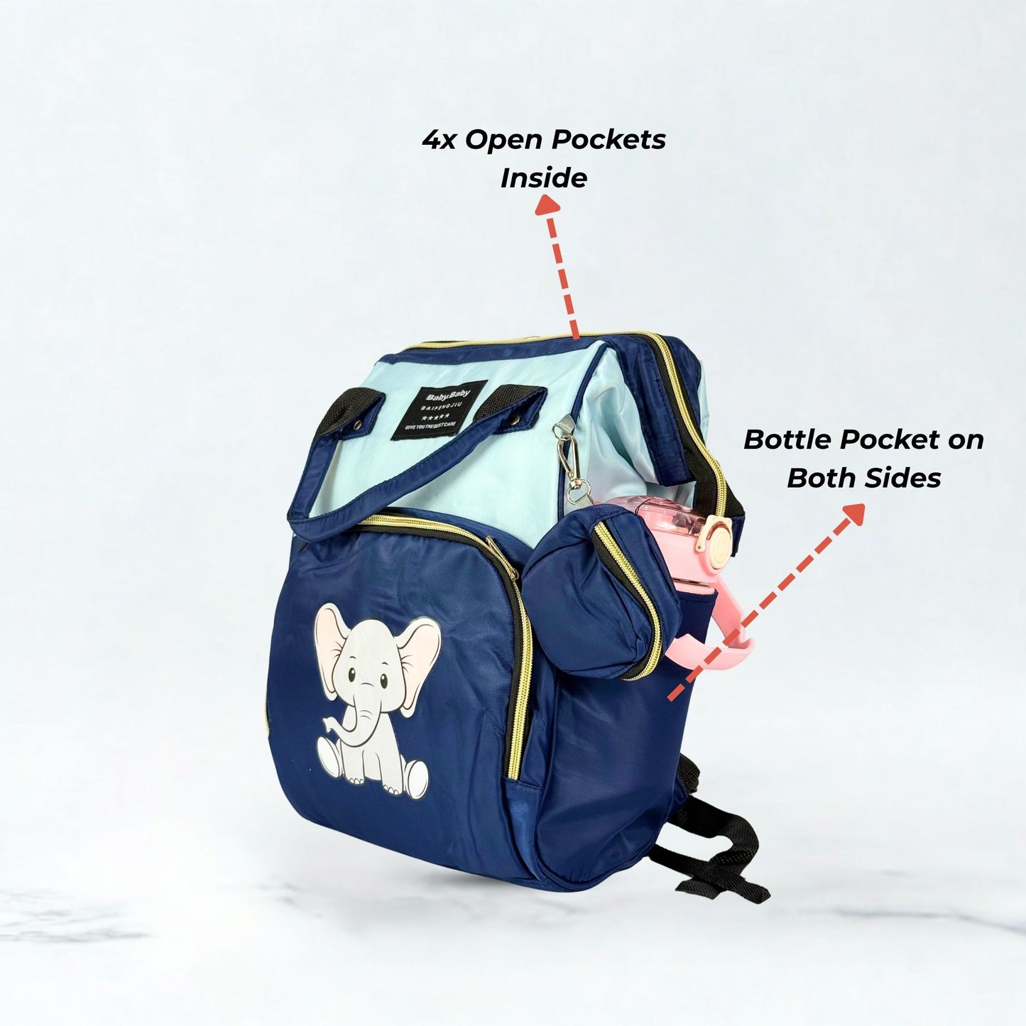 Baby Elephant Diaper Shoulder Bag