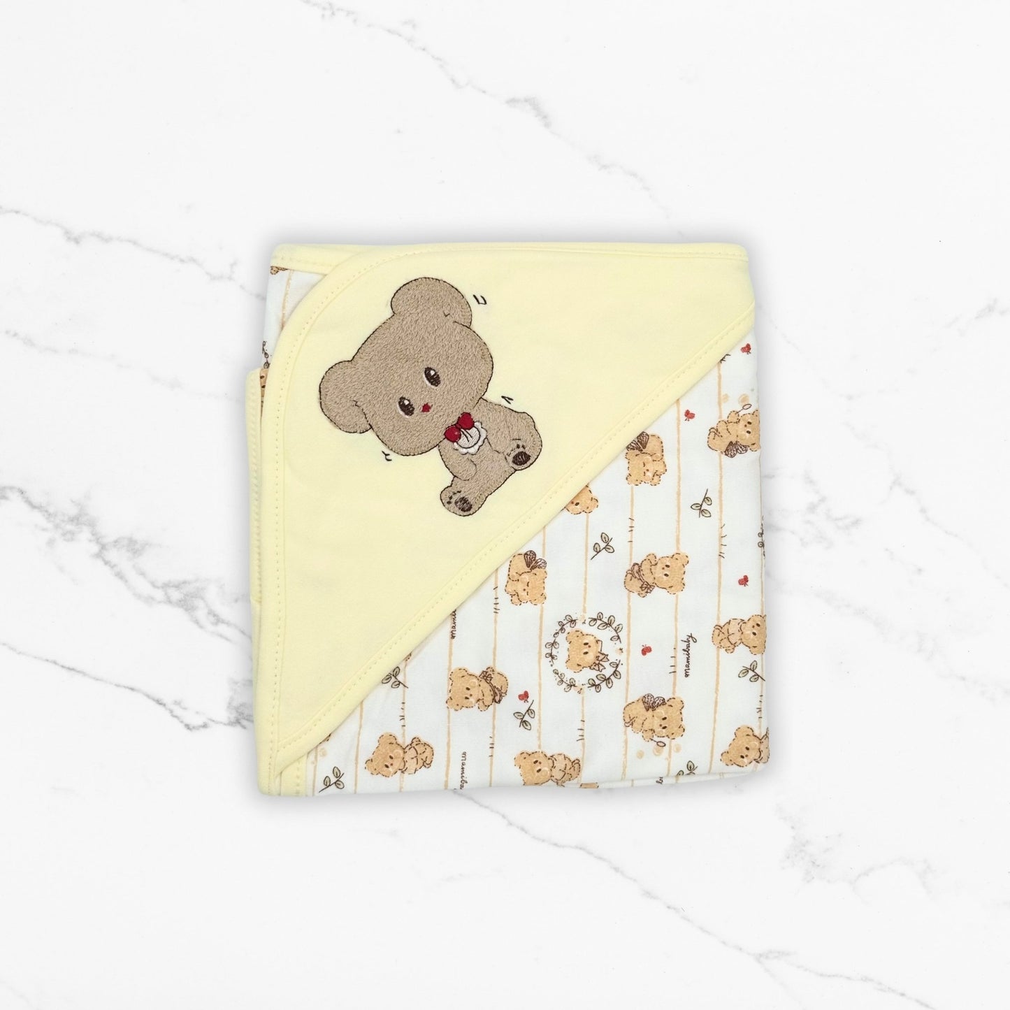 Coco Bear Premium Cotton Baby Wrapping Sheet
