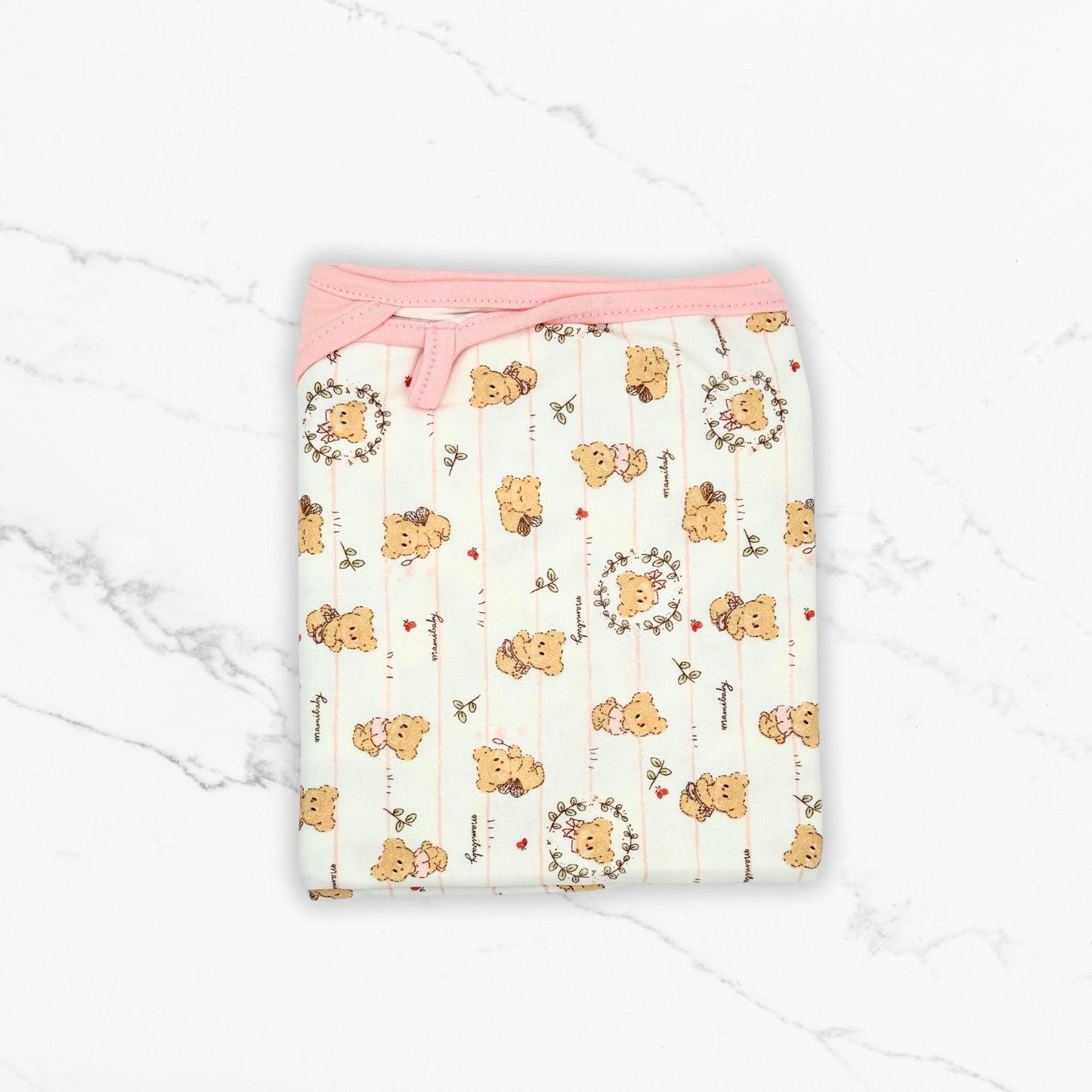 Coco Bear Premium Cotton Baby Wrapping Sheet