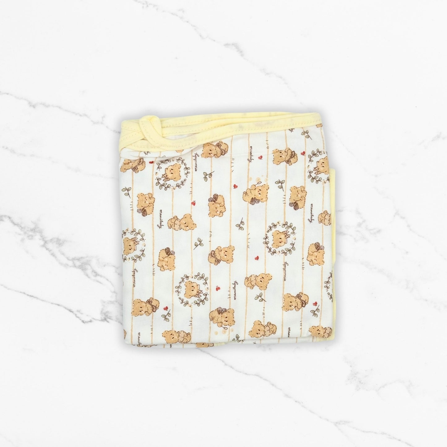 Coco Bear Premium Cotton Baby Wrapping Sheet