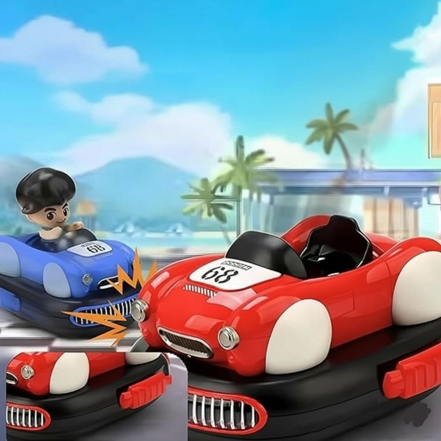 REMOTE CONTROL EJECTION BUMPER CAR - PACK OF 1