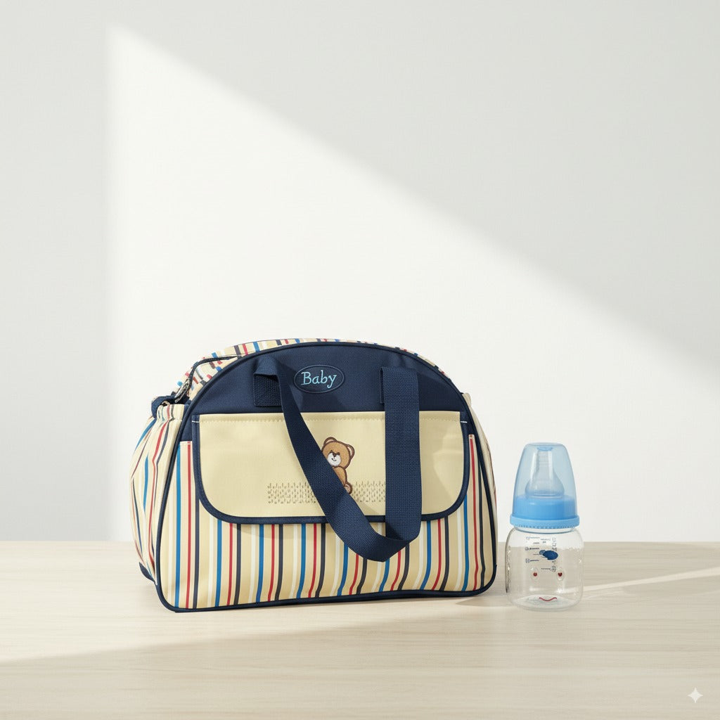 Baby On-the-Go Essentials Bundle – Multiliner Diaper Bag + 60ml Feeder