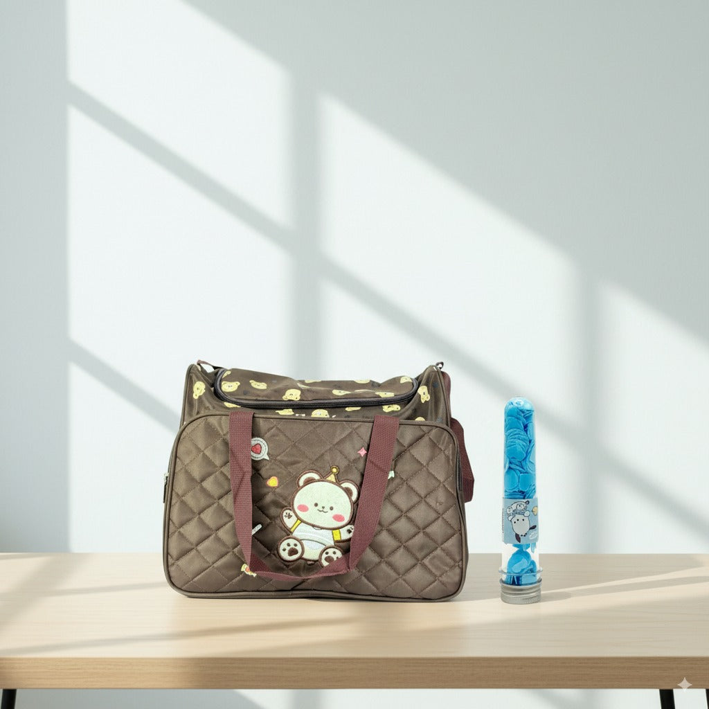 Baby Travel & Hygiene Bundle β 5pcs Travel Bag Set + Perfumed Paper Soap Tube
