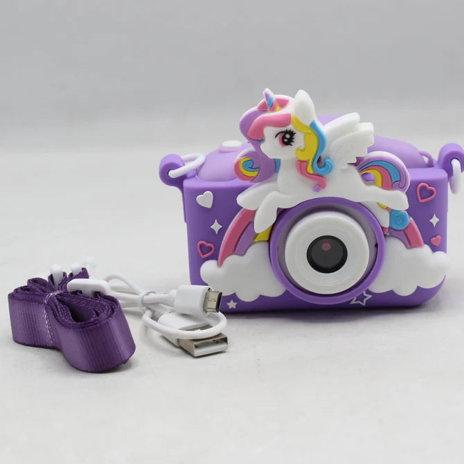 Rechargeable Unicorn Horse Kids Digital Camera – Fun Photo & Video Toy
