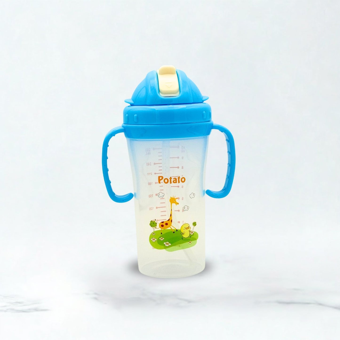 Potato Training Cup with Straw 280ml/10oz