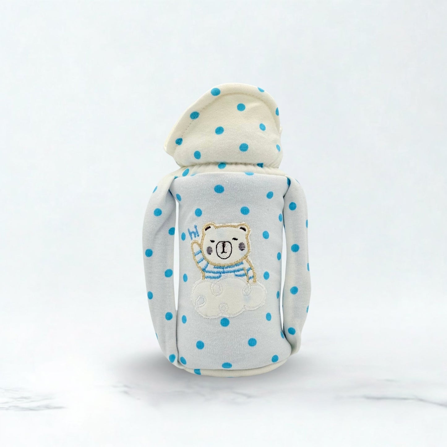 Premium Cartoon Embroided Feeder Cover Large 150ml-330ml