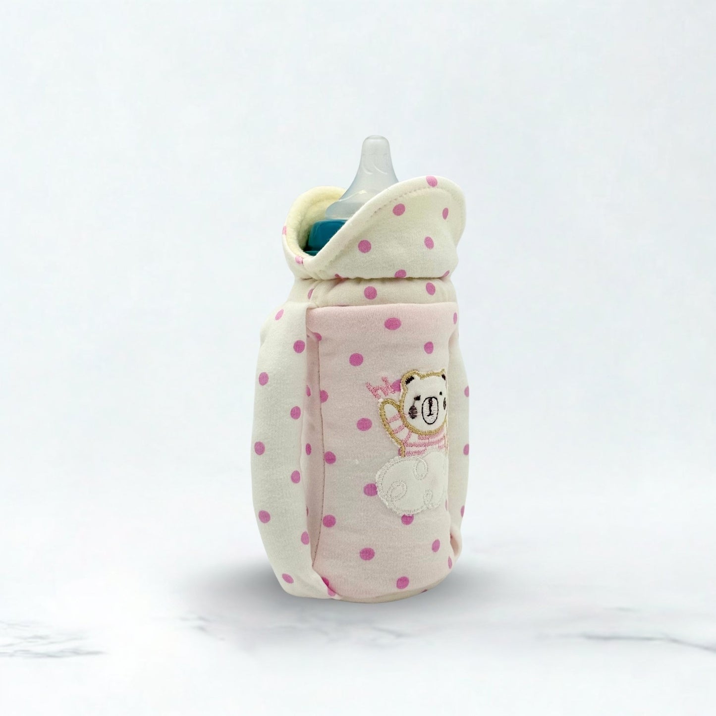 Premium Cartoon Embroided Feeder Cover Large 150ml-330ml