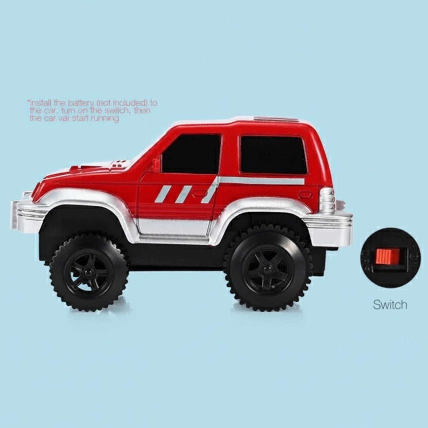 Glowing Track Racing Truck Set – 56 PCS Light-Up Car & Track Playset