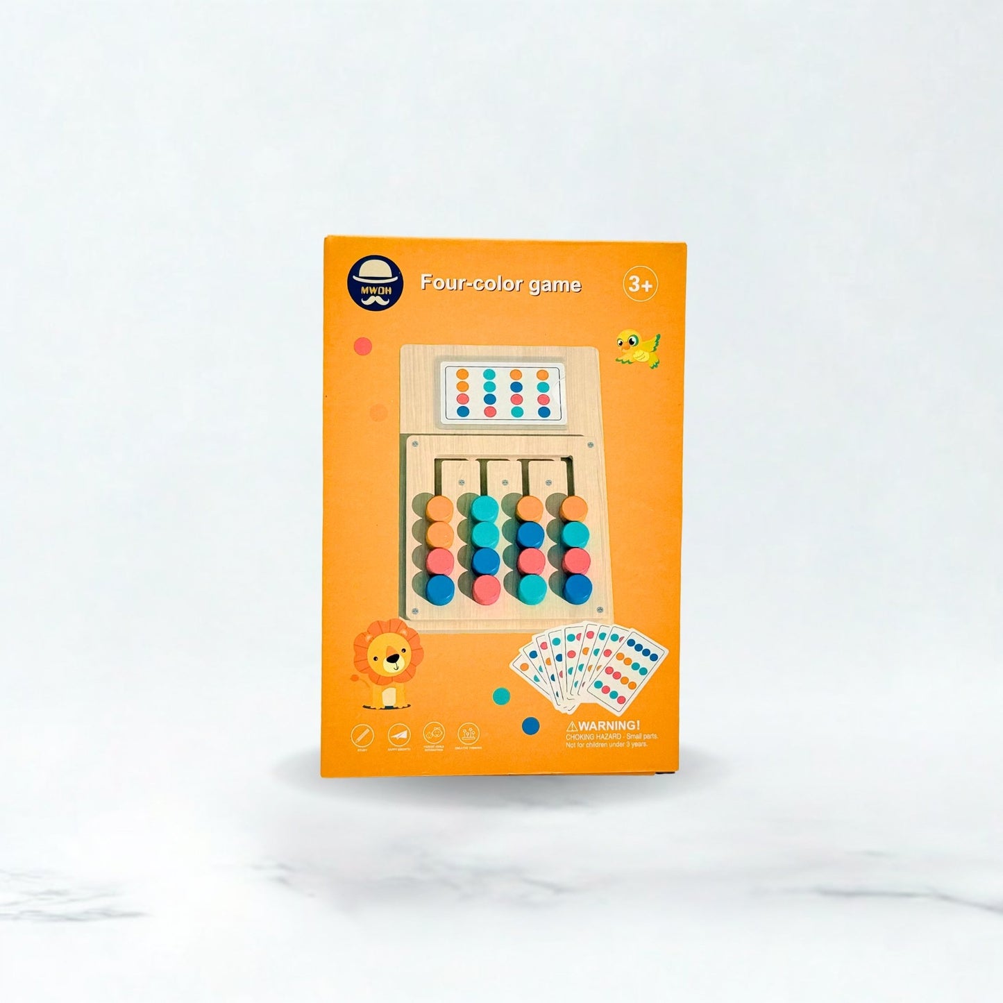 Wooden Four-Color Sorting Game
