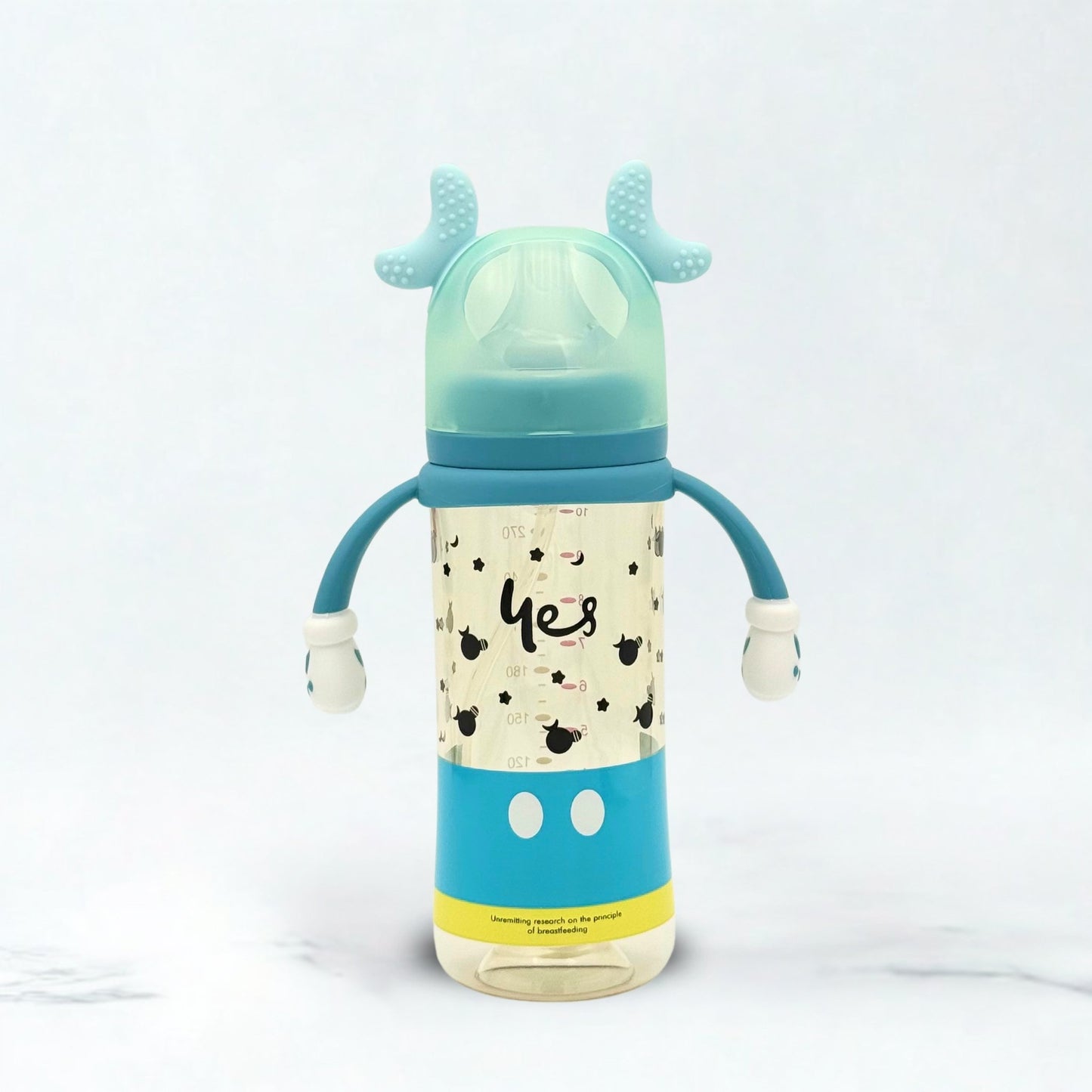 Yes Wide Neck Baby Plastic Feeder 300ml/10oz