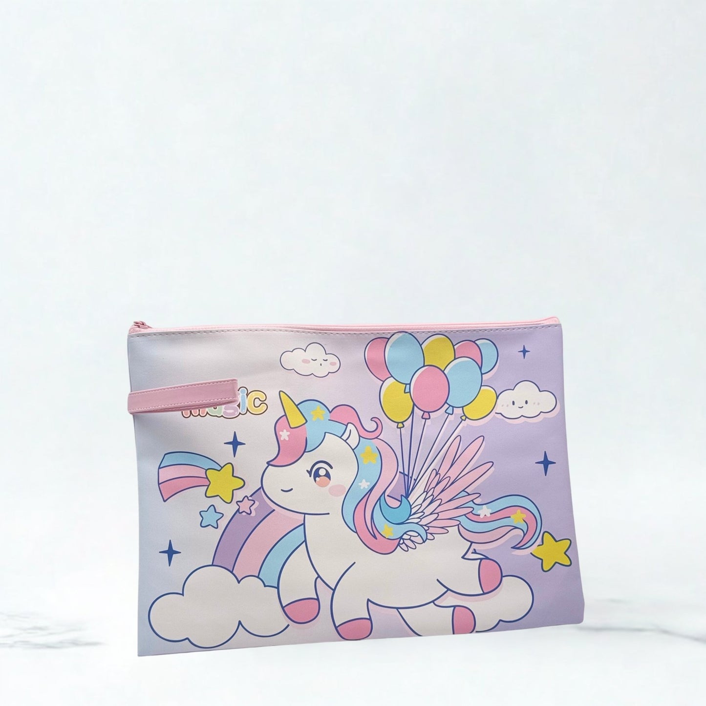 Zipper File Bag Unicorn Edition