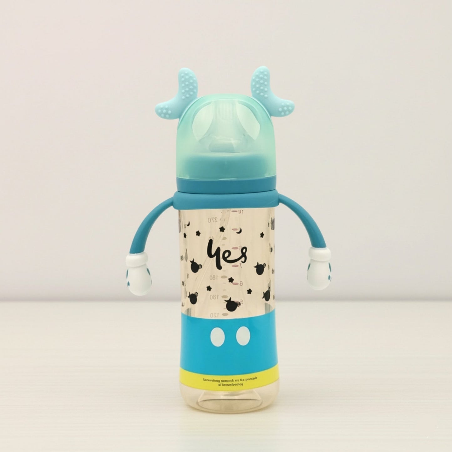 Yes Wide Neck Baby Plastic Feeder 300ml/10oz