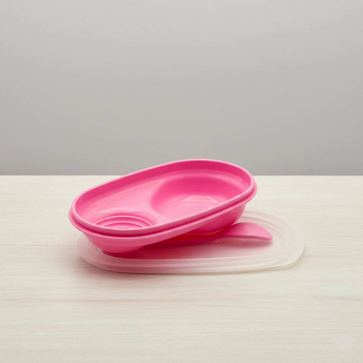 NATUR Plastic Feeding Bowl With Spoon