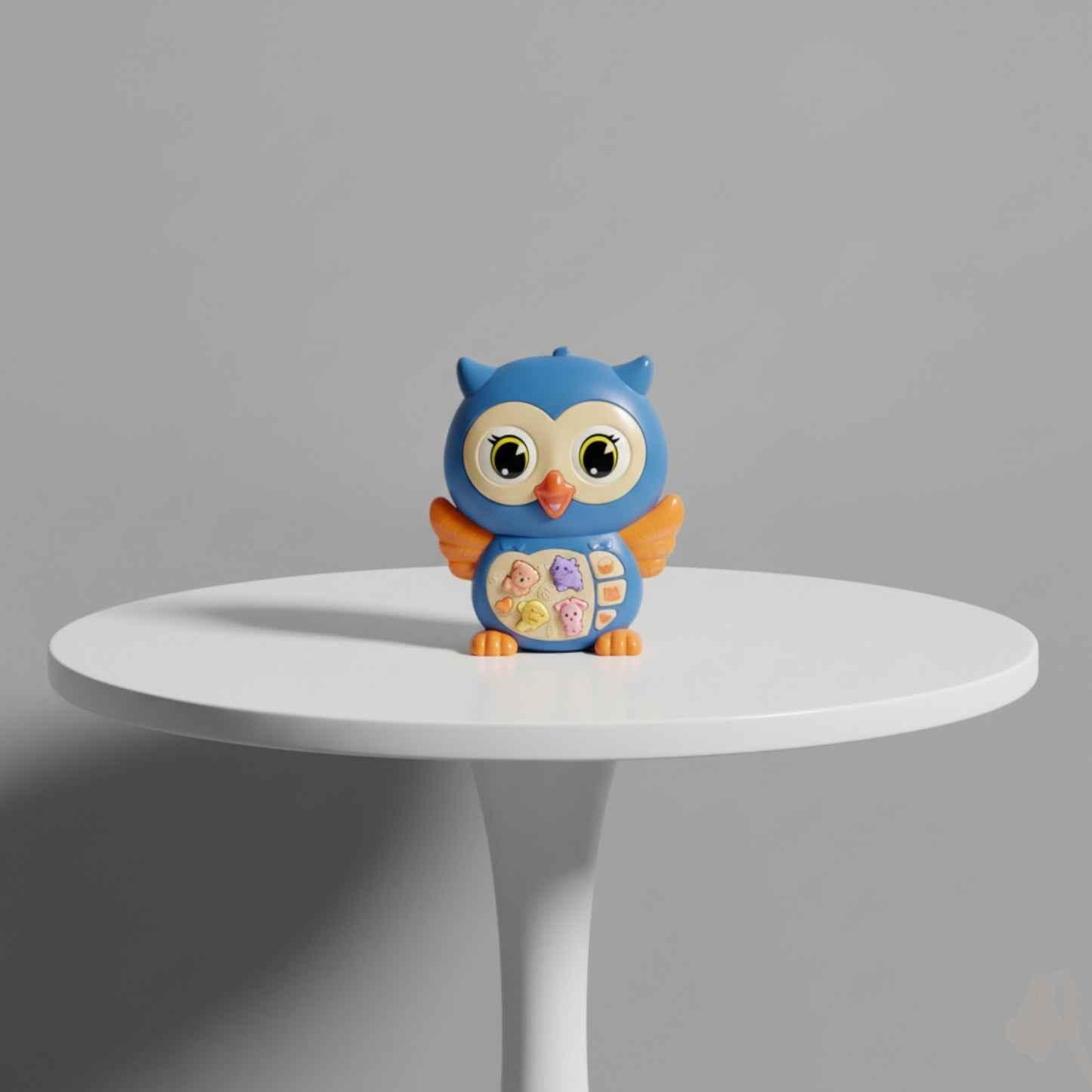 Owl Music Baby Toy Blue