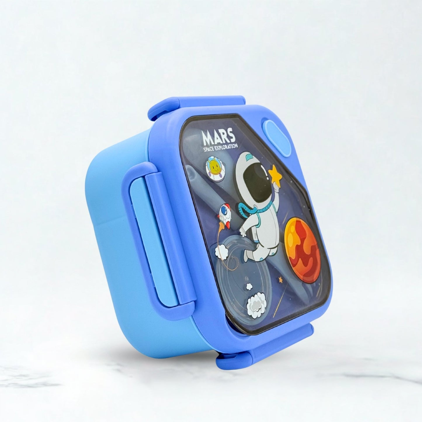 Baby Mars Plastic Lunch Box - Blue