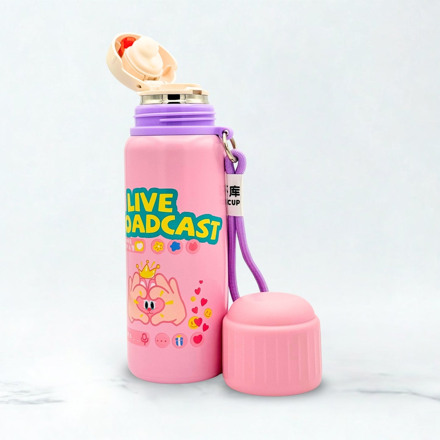 INTRESR Water Thermal Steel Bottle 550ml