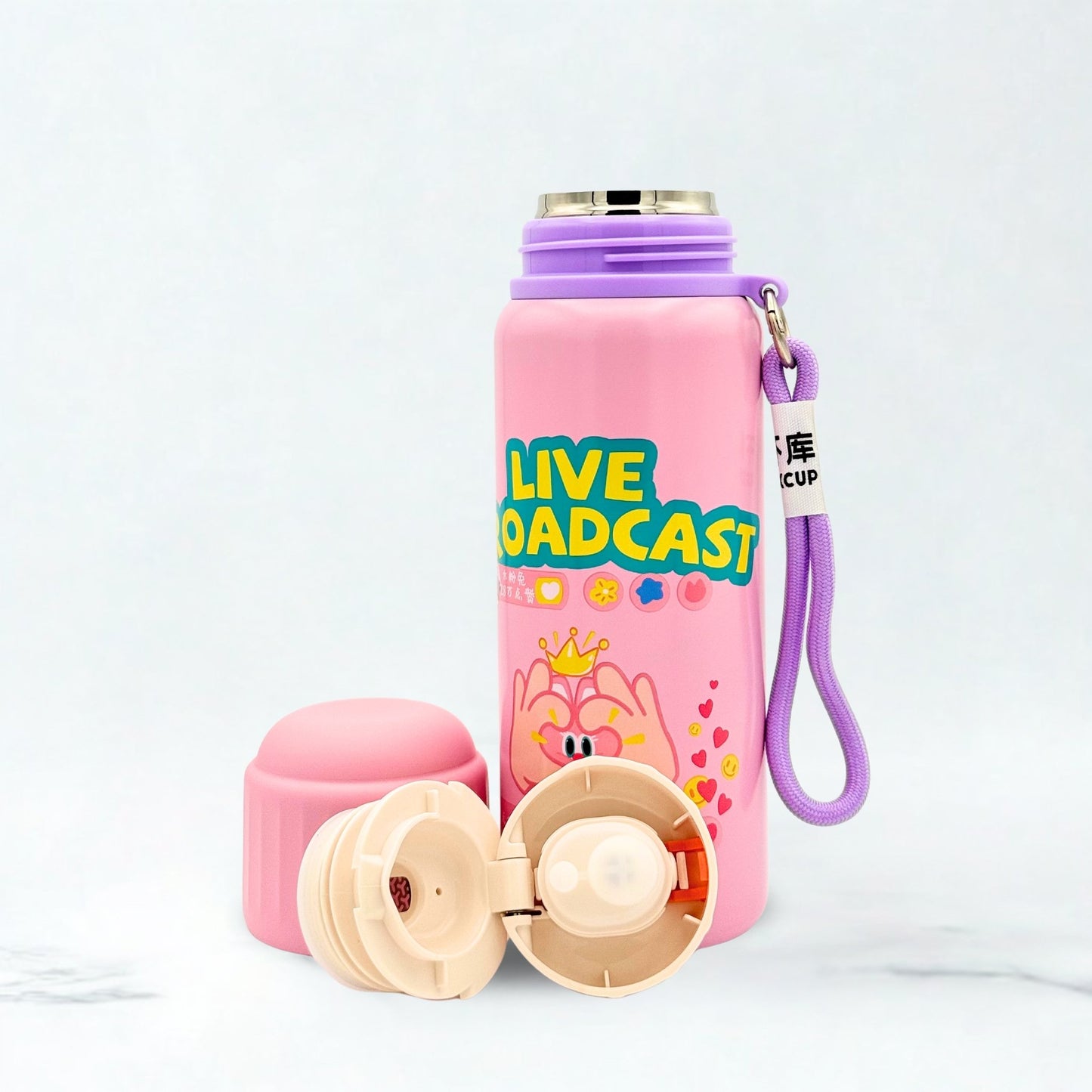 INTRESR Water Thermal Steel Bottle 550ml