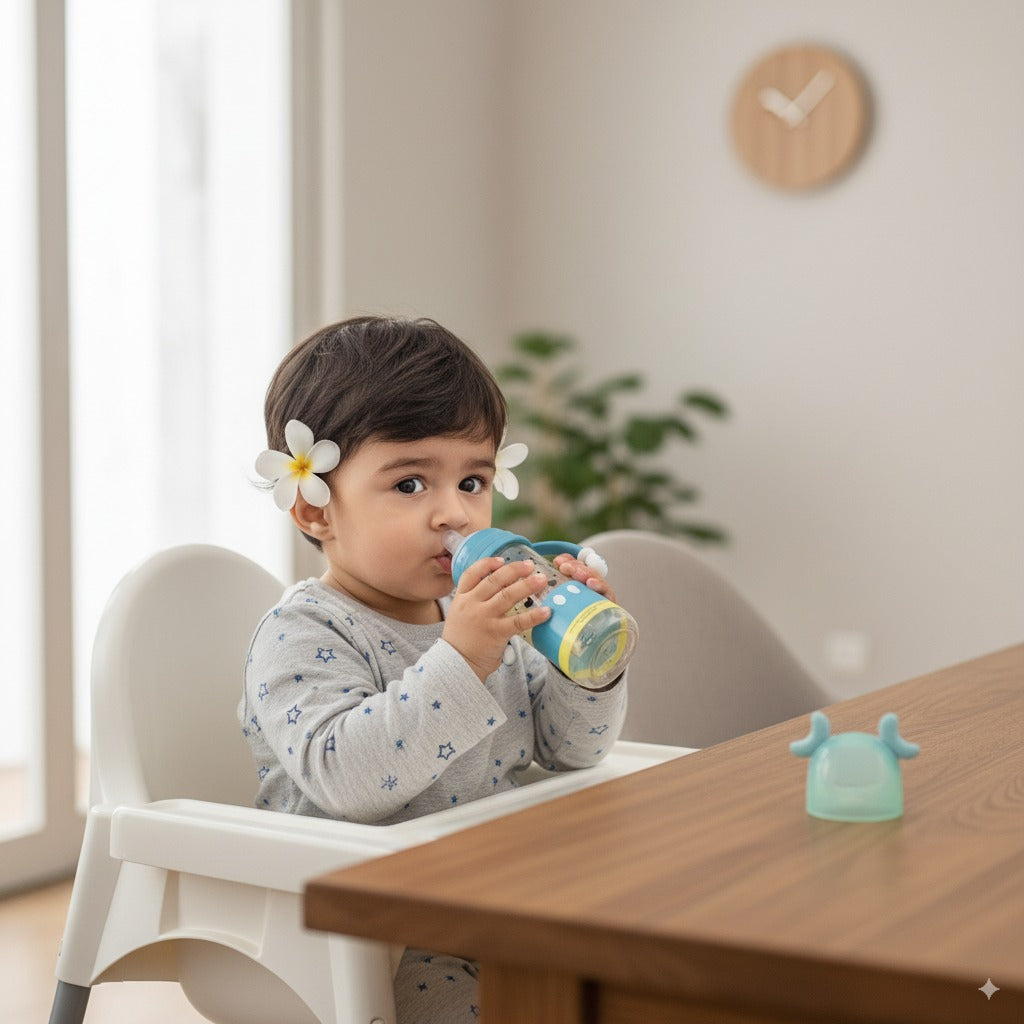 Yes Wide Neck Baby Plastic Feeder 300ml/10oz