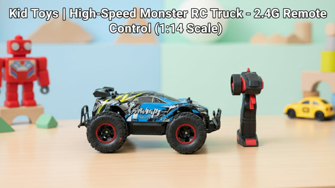 High-Speed Monster RC Truck (1:14 Scale) – The Ultimate Off-Road Power Toy for Kids