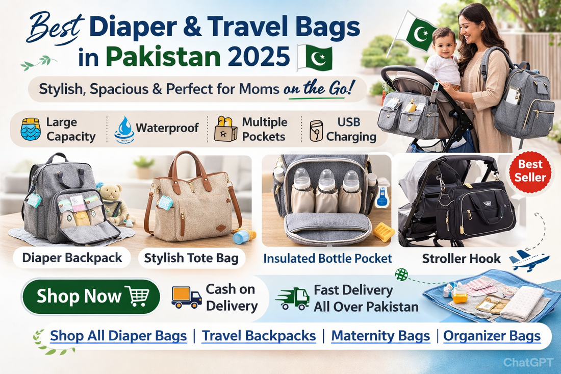 Best Diaper & Travel Bags in Pakistan (2026 Guide for Moms)