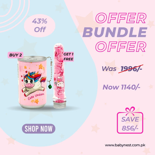 On-the-Go Hygiene Bundle – Unicorn Wet Wipes (2x30pcs) + Perfumed Paper Soap Tube