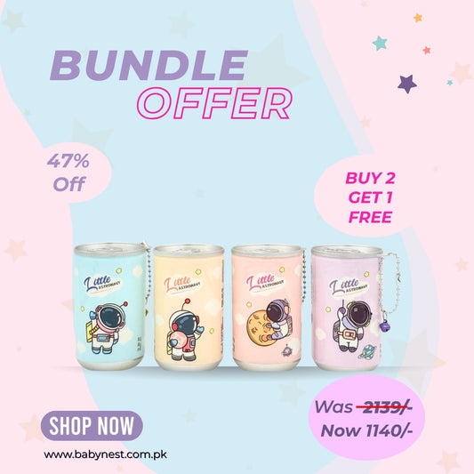 Travel Hygiene Care Bundle – Pack of 2 Astronaut Wet Wipes - (Get 1 Can Free)