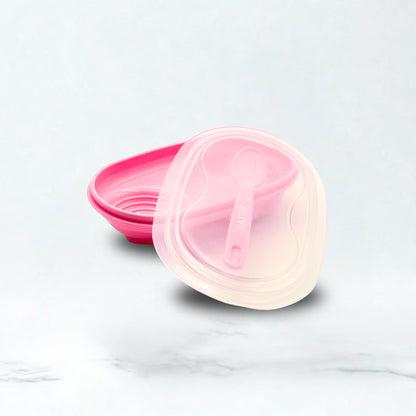 NATUR Plastic Feeding Bowl With Spoon