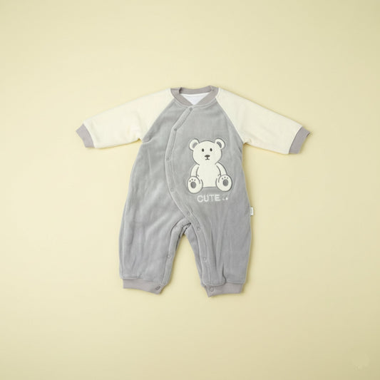 Little Cute Bear Suit Romper - Grey (18M-3Y)