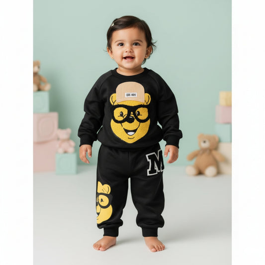Smarty Bear Baby Outfit 2pc - Black (18M-5Y)