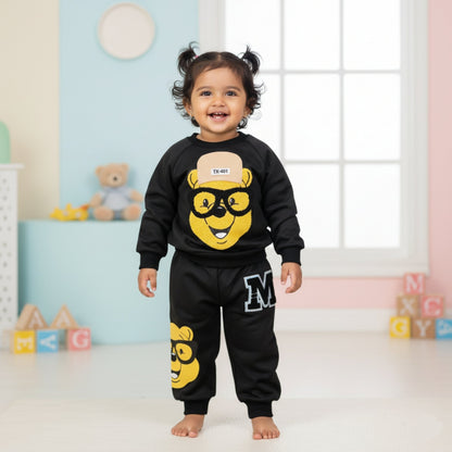 Smarty Bear Baby Outfit 2pc - Black (18M-5Y)