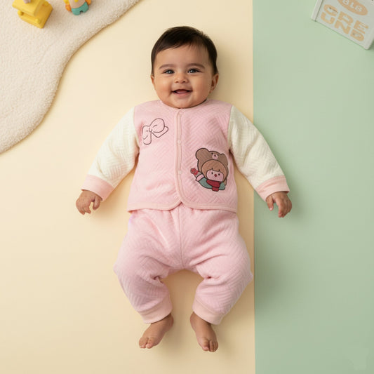 BerryBow Baby Quilted Suit 2pc (6-12M)