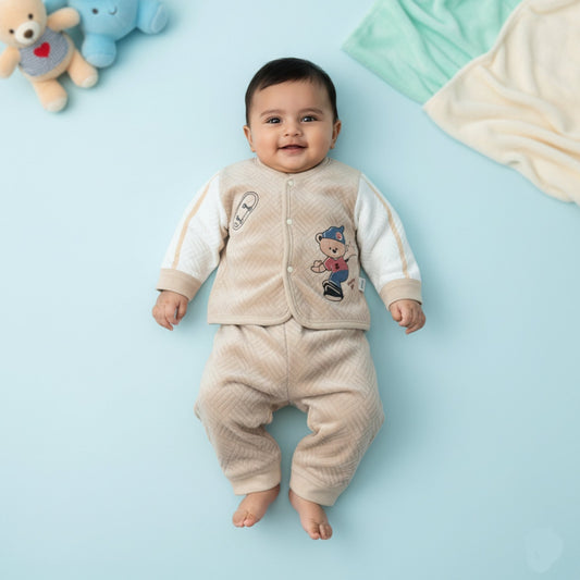 BerryBow Baby Quilted Suit 2pc (6-12M)
