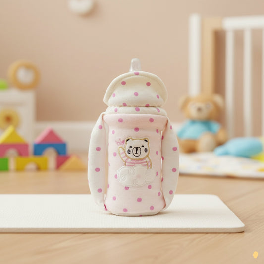 Premium Cartoon Embroided Feeder Cover Large 150ml-330ml