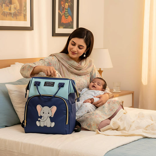 Baby Elephant Diaper Shoulder Bag