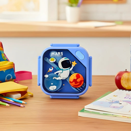 Baby Mars Plastic Lunch Box - Blue